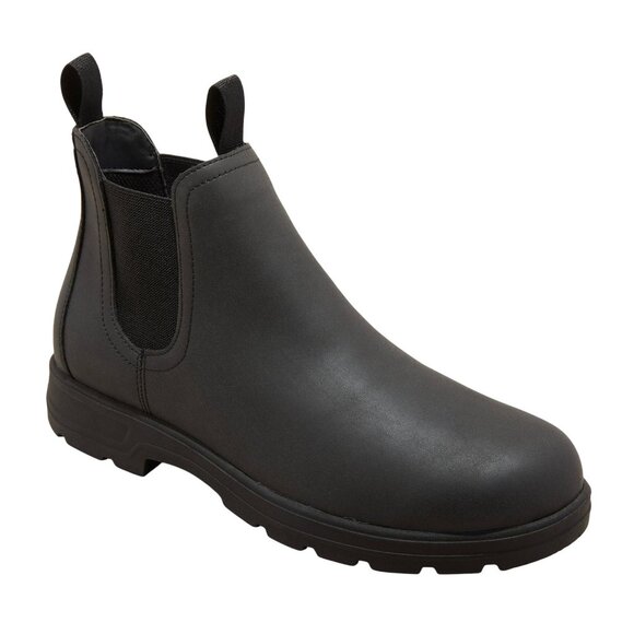 NWT Goodfellow & Co Mens Huxley Chelsea Boots 90971870 Black 13 - Picture 1 of 9